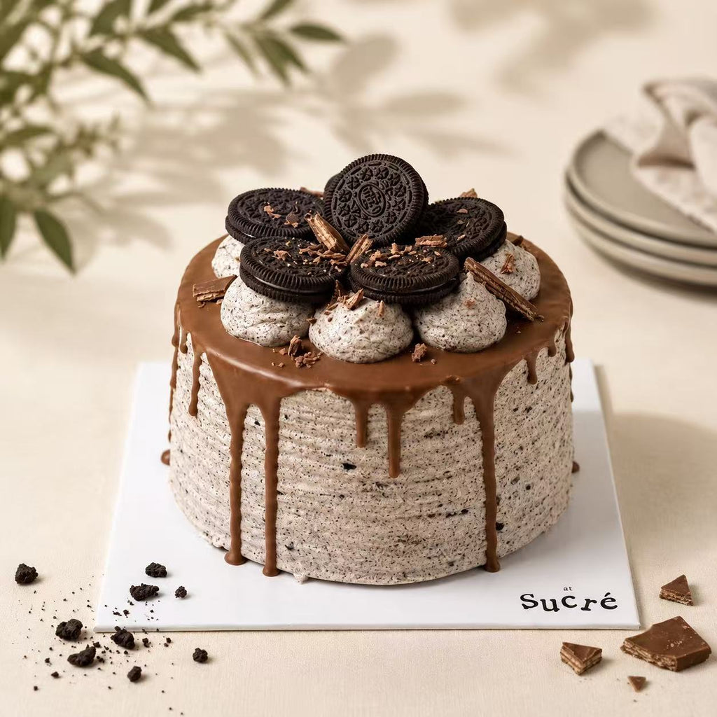 Oreo, KitKat & Cocoa Milk Pudding Cake